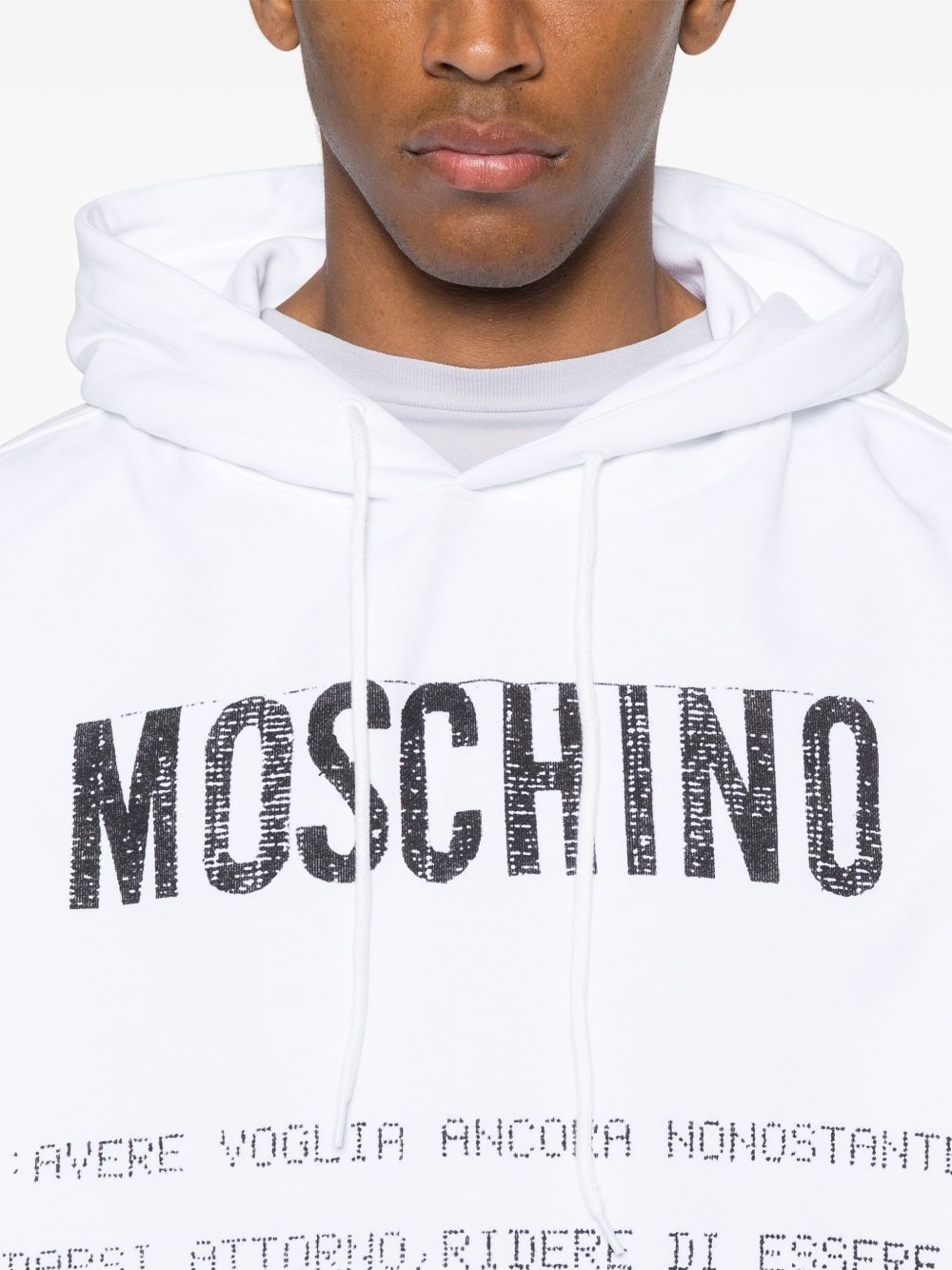 text-print hoodie - 5