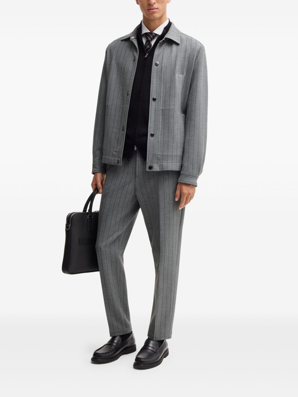 pinstripe trousers - 2