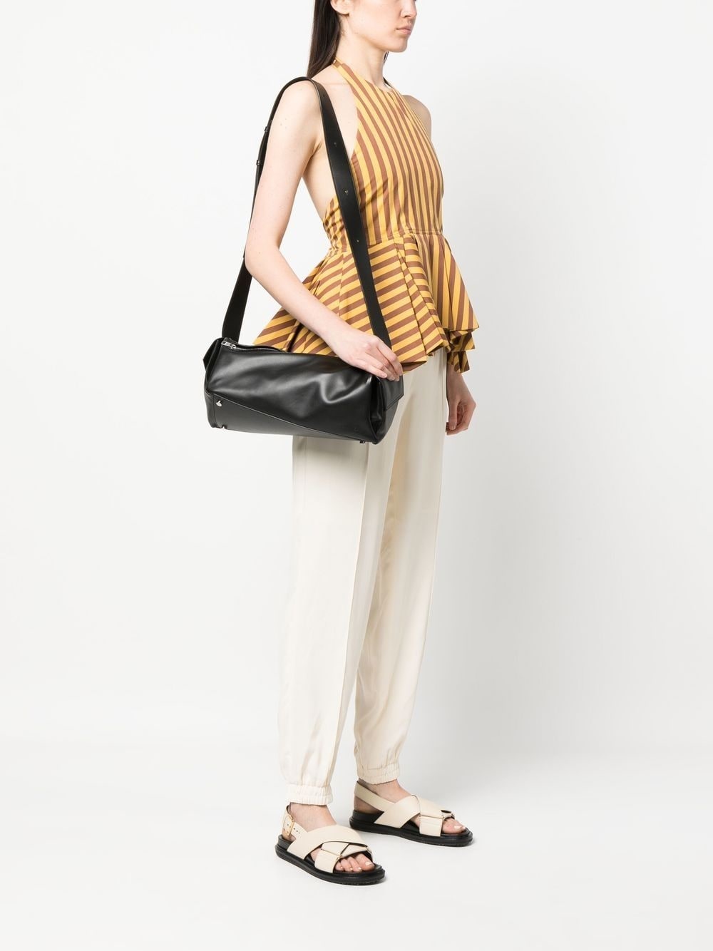 oversized zip-up satchel - 2