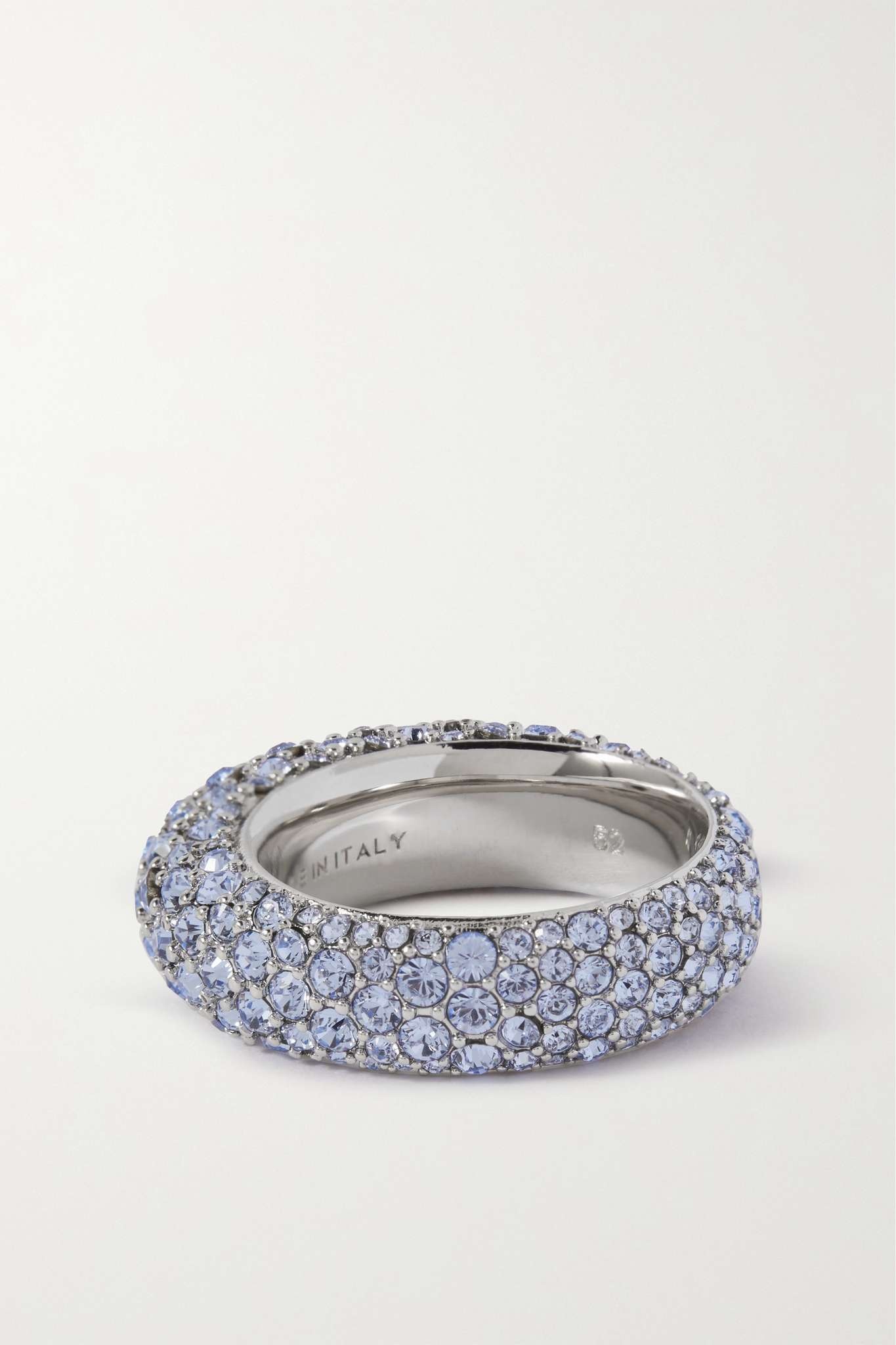 Cameron silver-tone crystal ring - 6