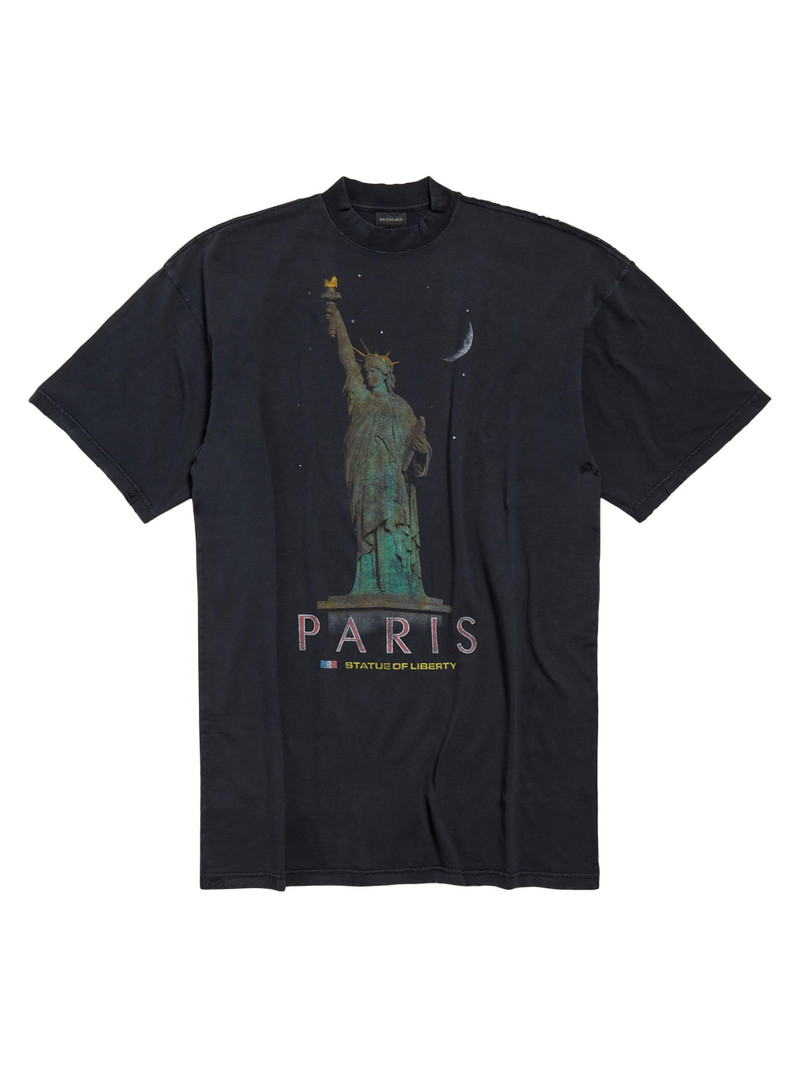 Women's Paris Liberty T-Shirt Dress - Black 1