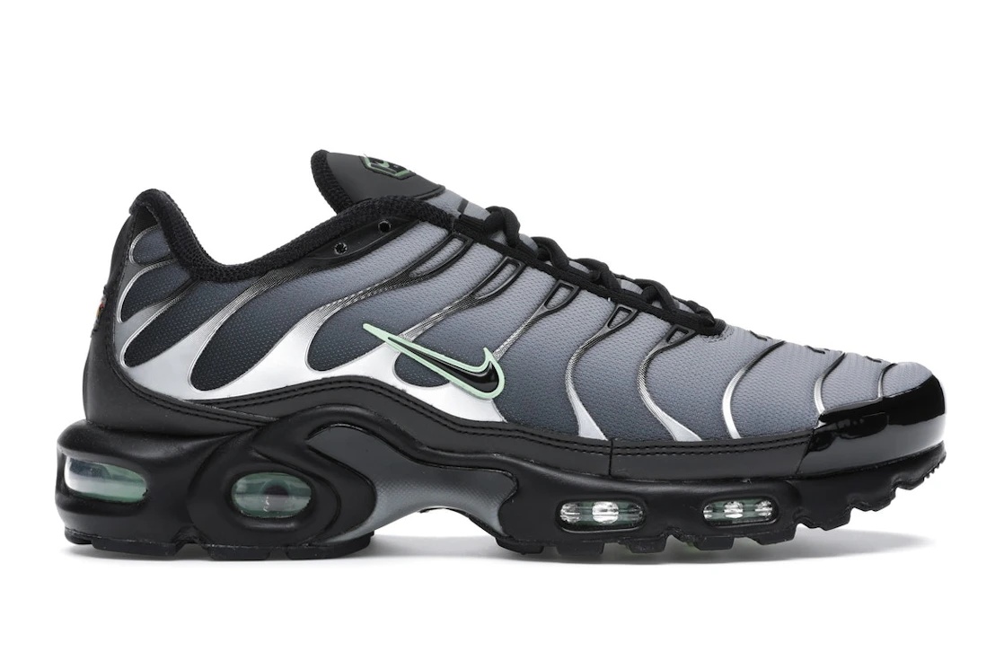 Nike Air Max Plus Black Particle Grey Vapour Green - 1