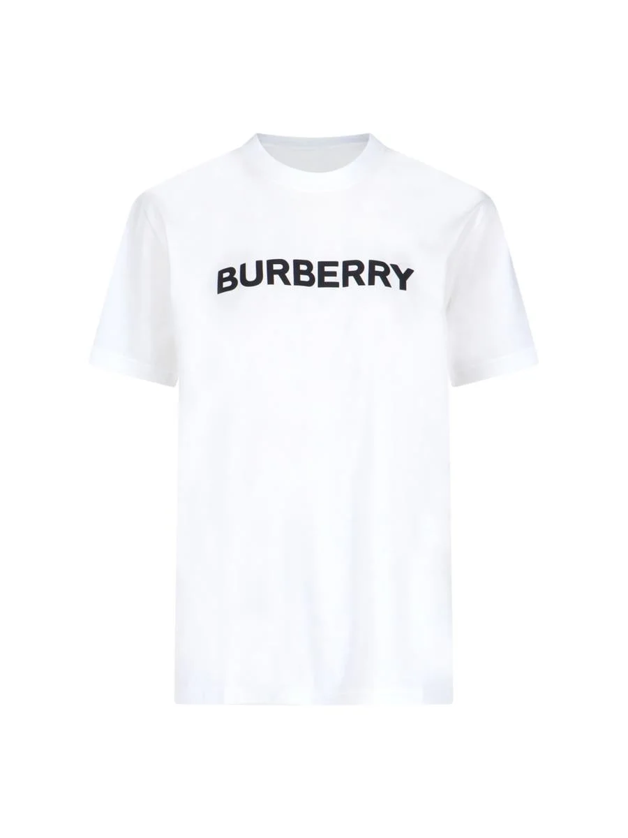 BURBERRY LOGO COTTON T-SHIRT - 1