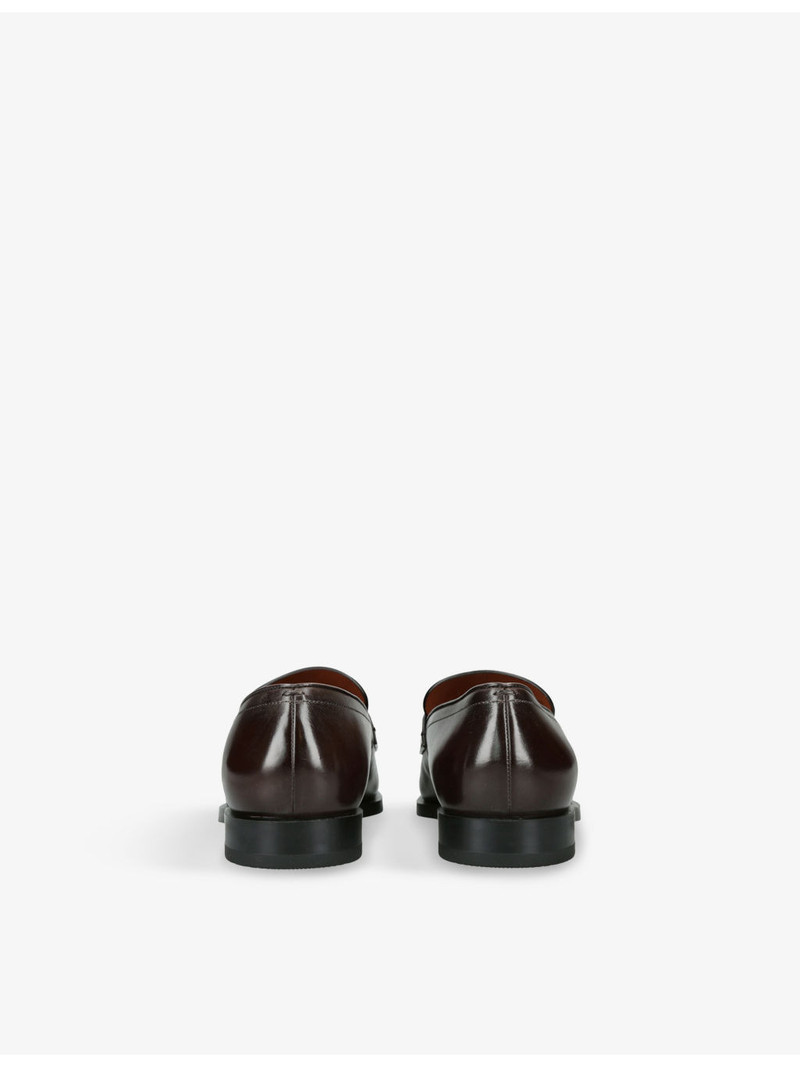 ZEGNA L'Asola Leather Penny Loafers outlook