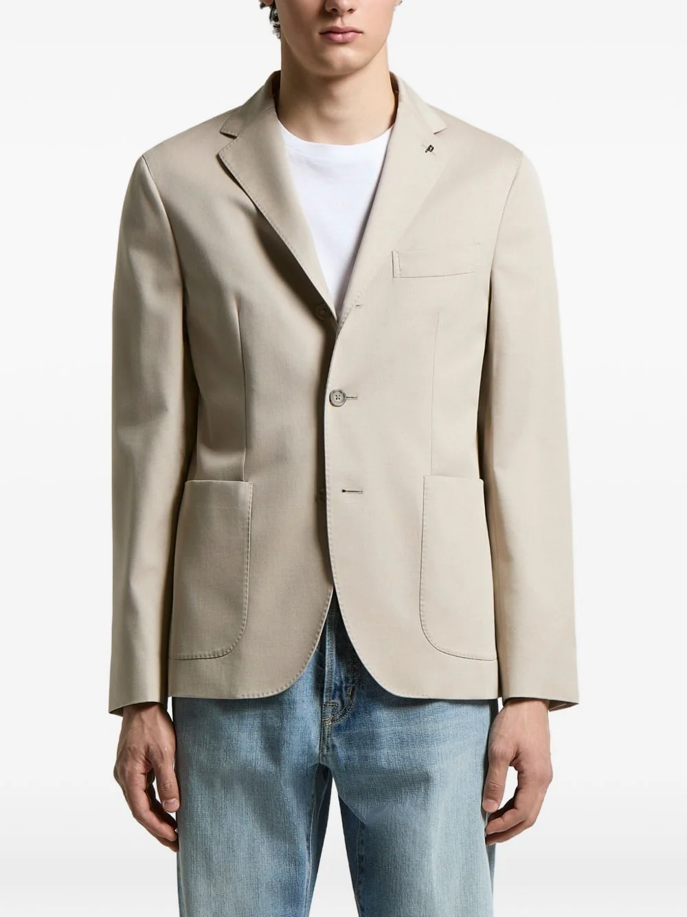 front-button blazer - 1