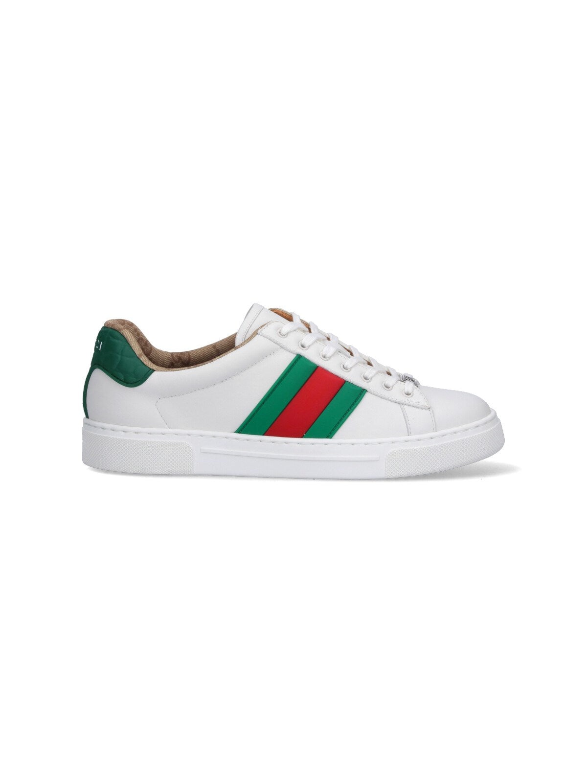 GUCCI MEN’S ACE SNEAKER WITH WEB - 1
