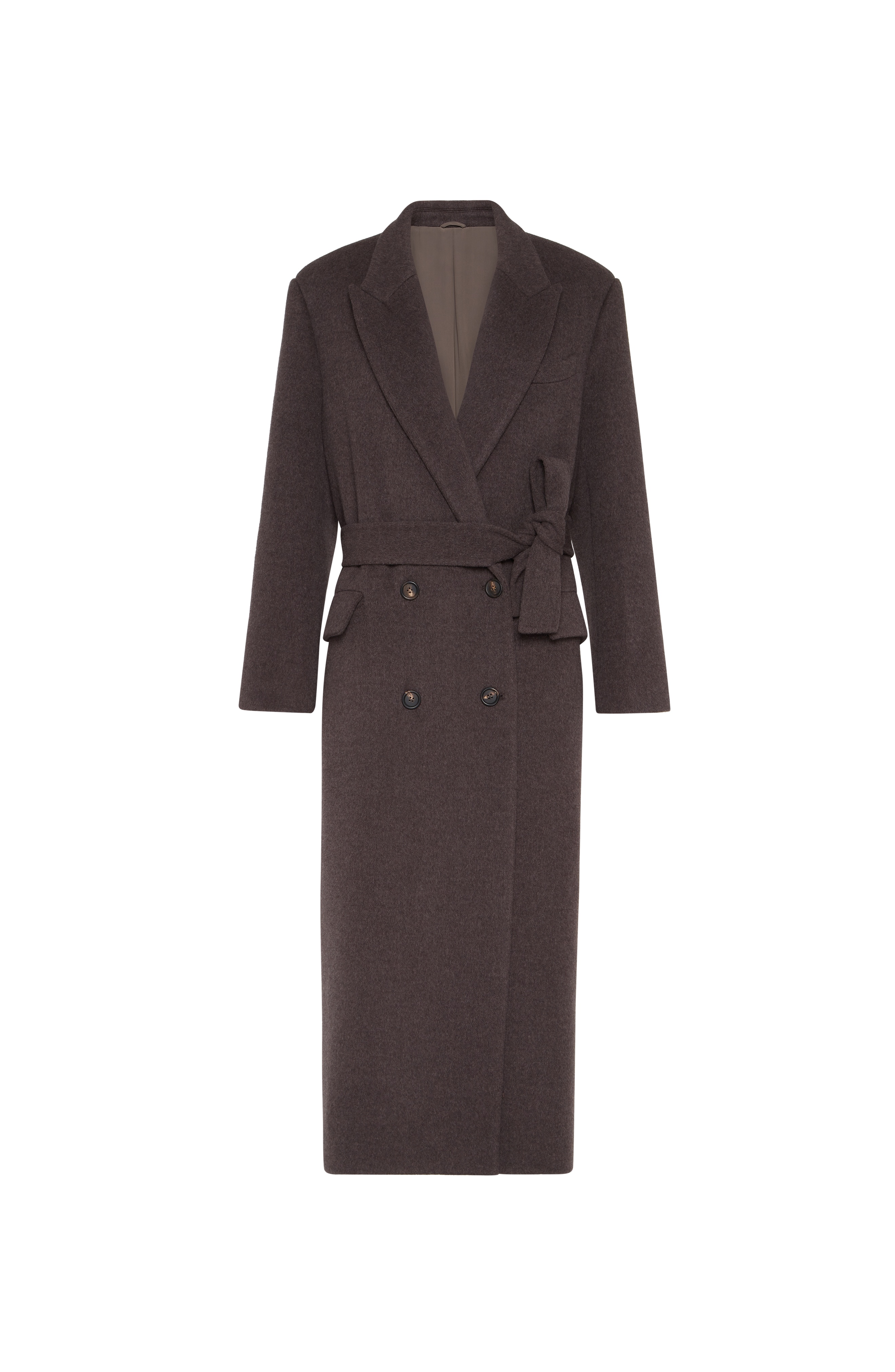 Brunello Cucinelli Handcrafted coat in Rust Brown at Nordstrom - 1