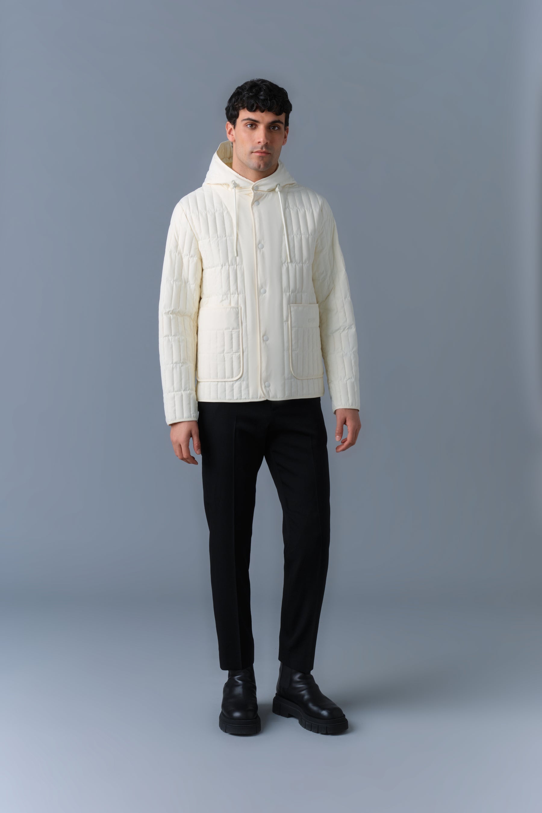 MILES Light Down Vertical Quilted Jacket - 2