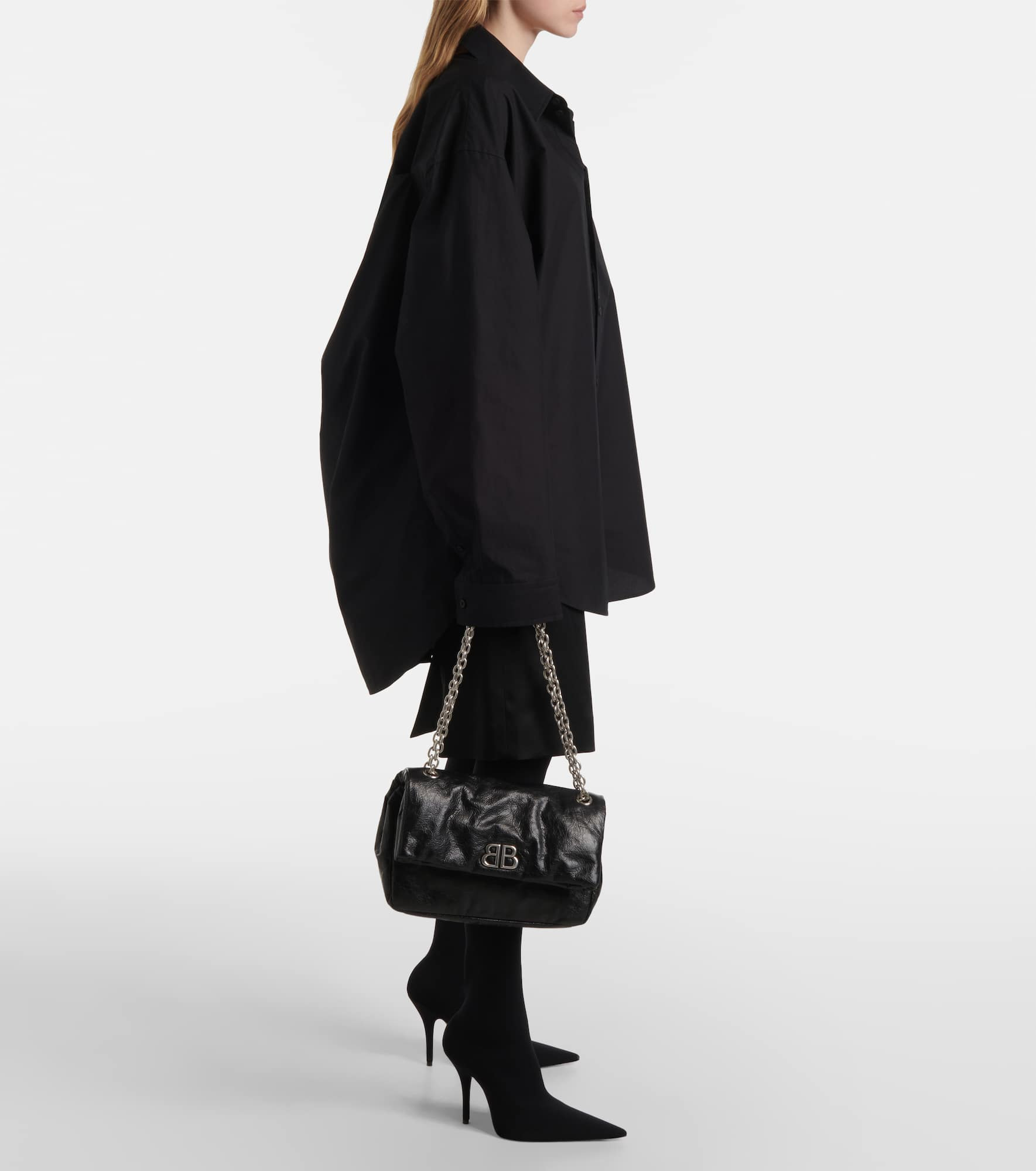 Monaco Medium leather shoulder bag - 5