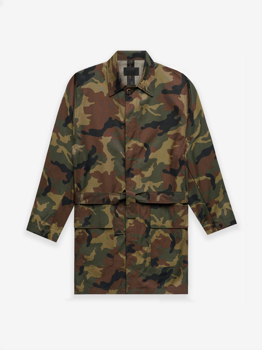 Camo Military Coat - 1