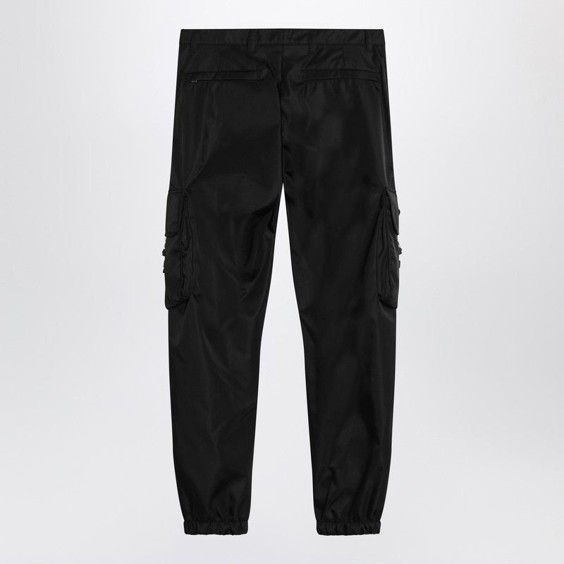 Prada Black Re-Nylon Trousers Men - 2