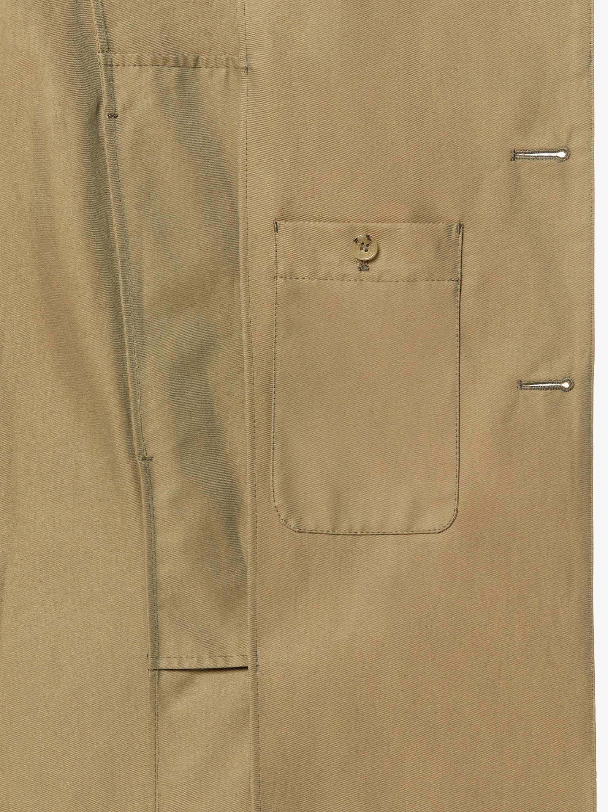 ST ANDREWS KHAKI GABARDINE COTTON TRENCH COAT | GMC-101 - 6