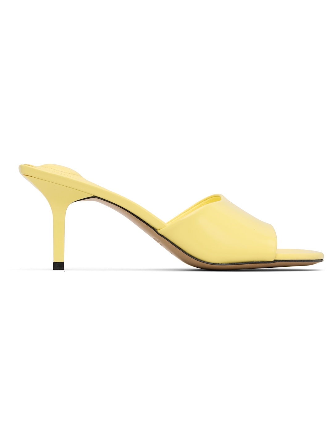 Yellow 'The Cubisto' Mules - 1
