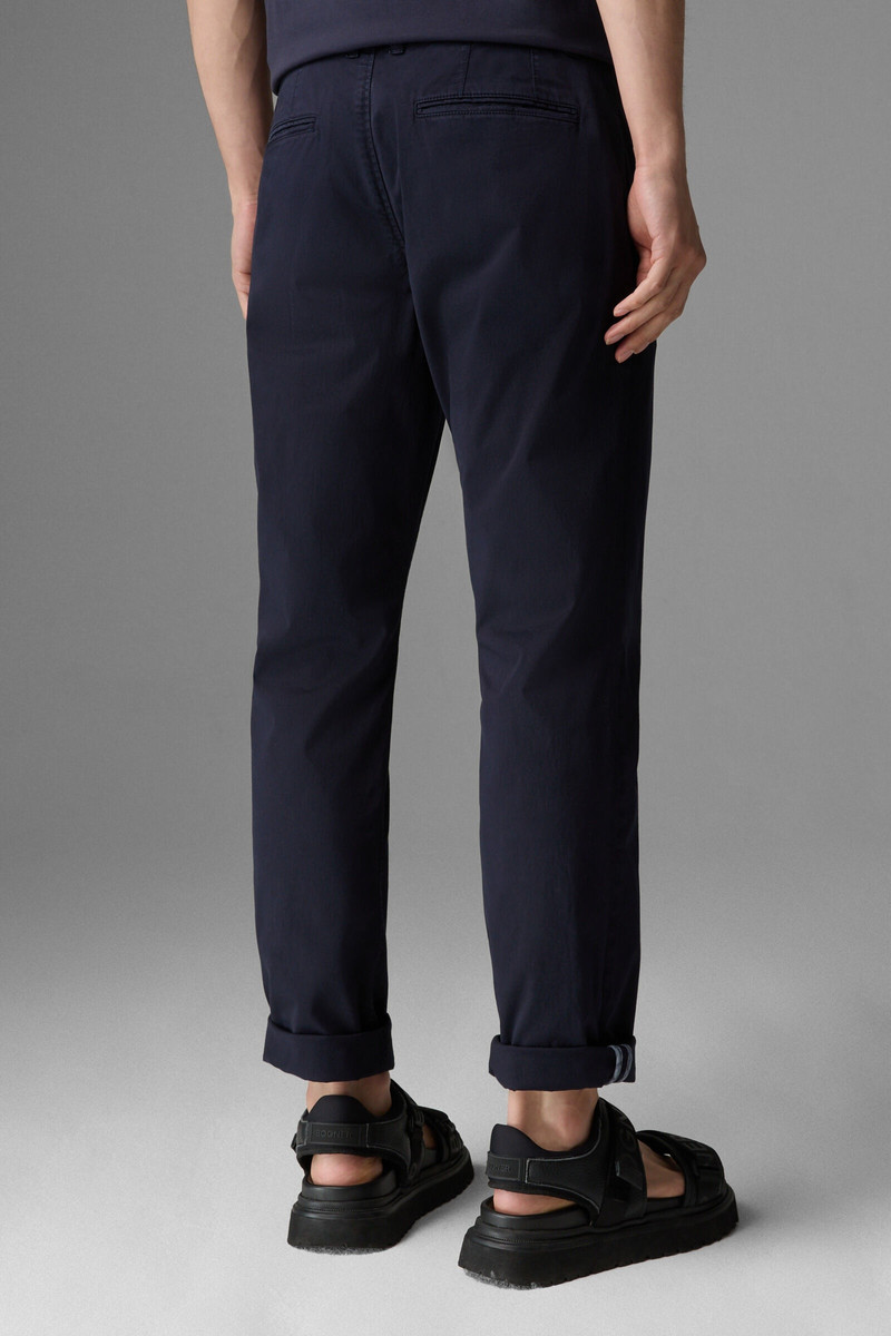 Niko Prime fit chinos in Navy blue 3