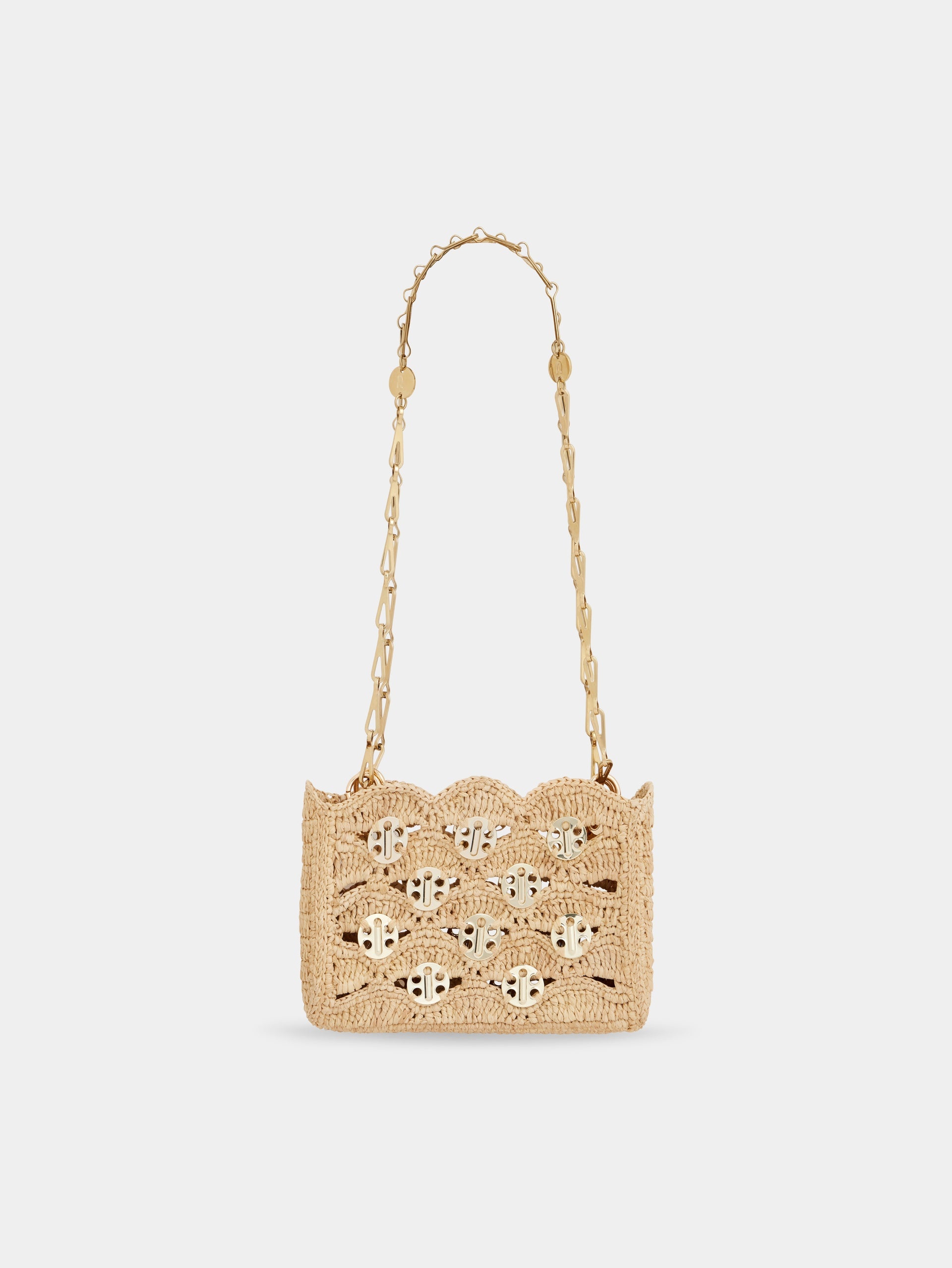 1969 BEIGE NANO BAG IN RAFFIA - 1