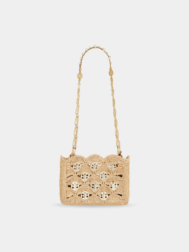 1969 BEIGE NANO BAG IN RAFFIA 1