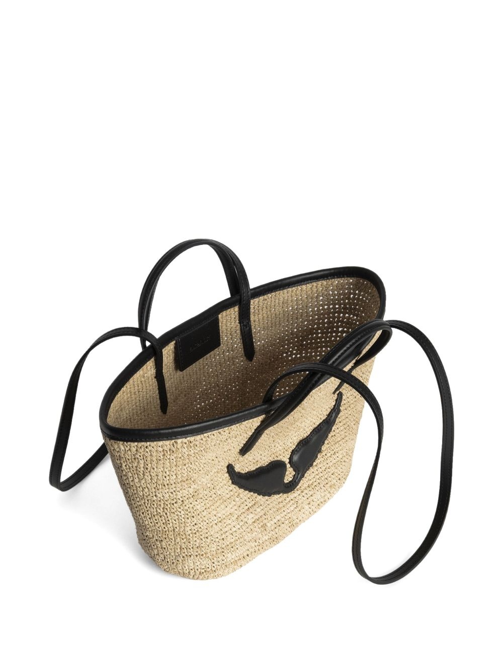 mini Wings basket beach bag - 5