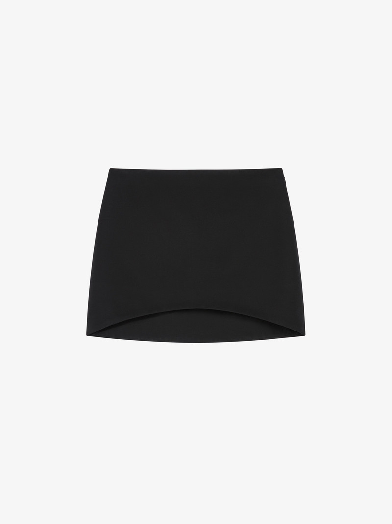 MINI SKIRT IN WOOL - 1
