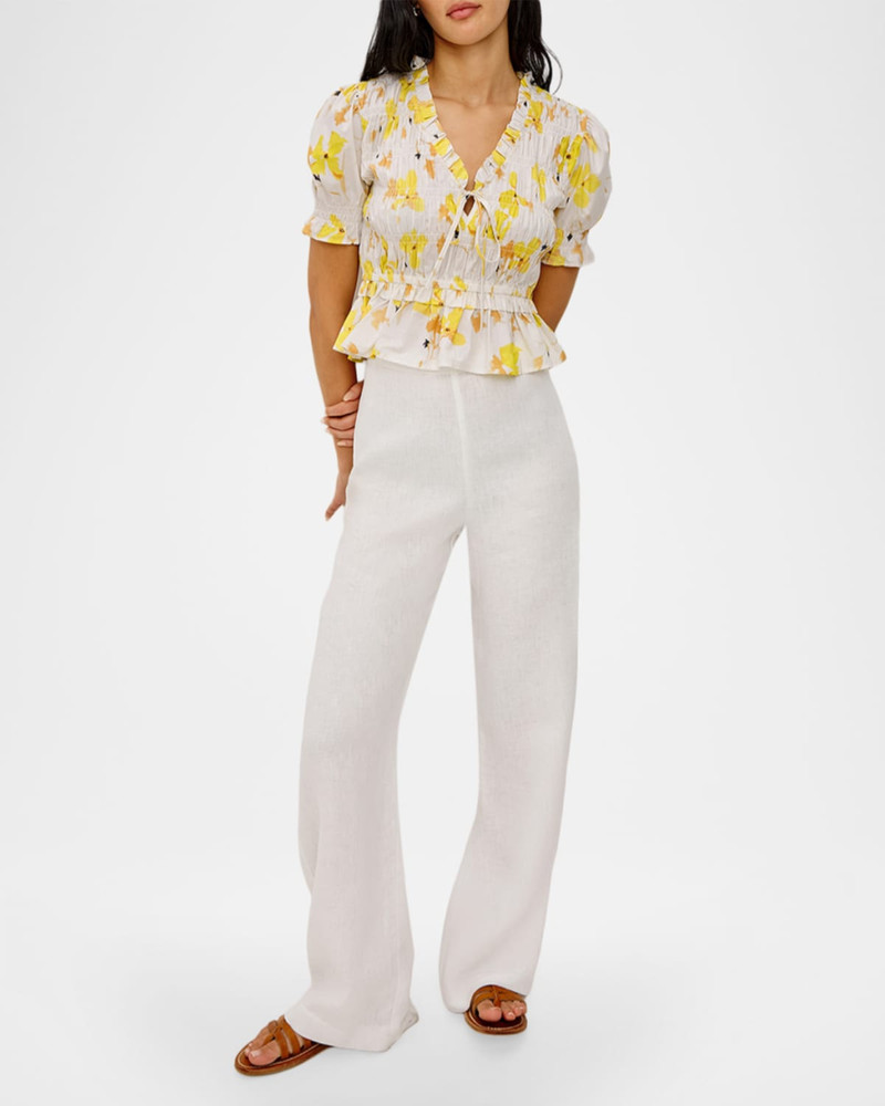 Rails Fontaine Floral Smocked Blouse outlook