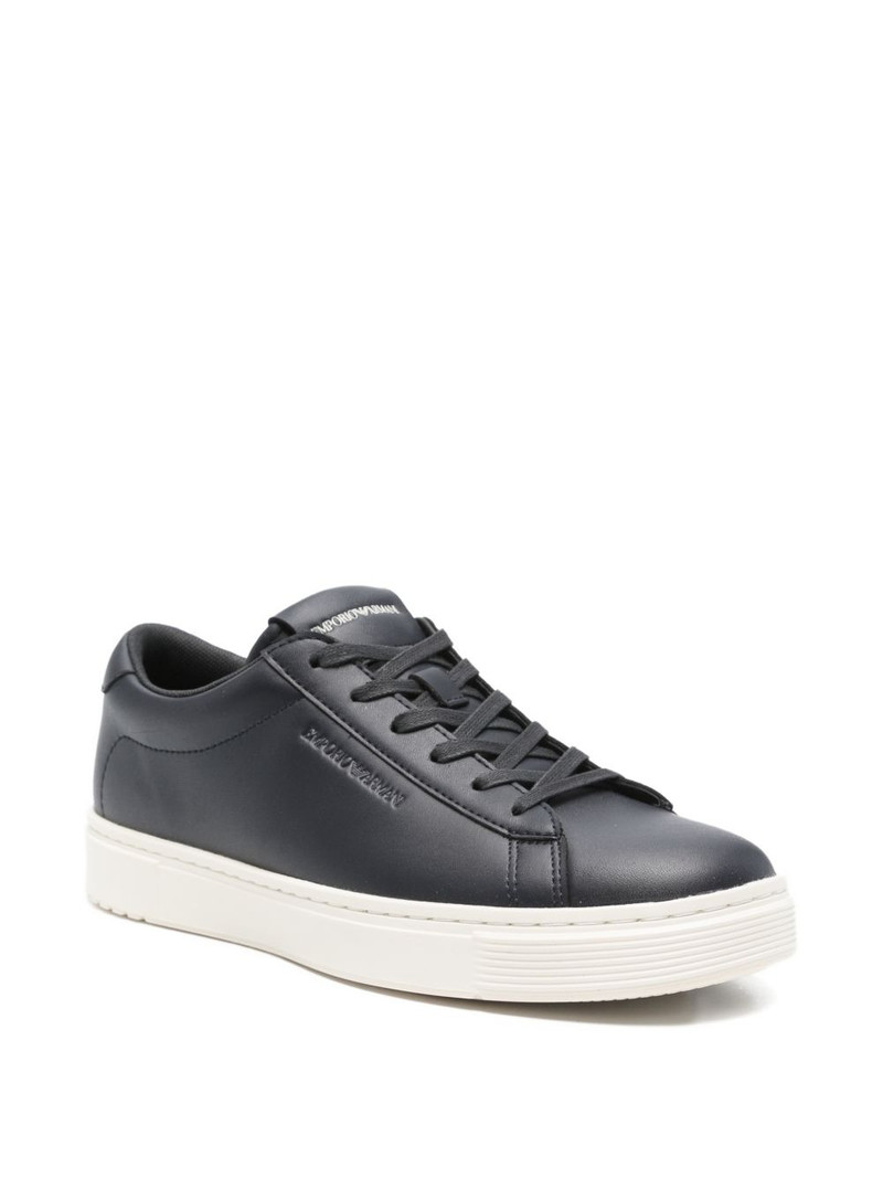 EMPORIO ARMANI lace-up sneakers outlook