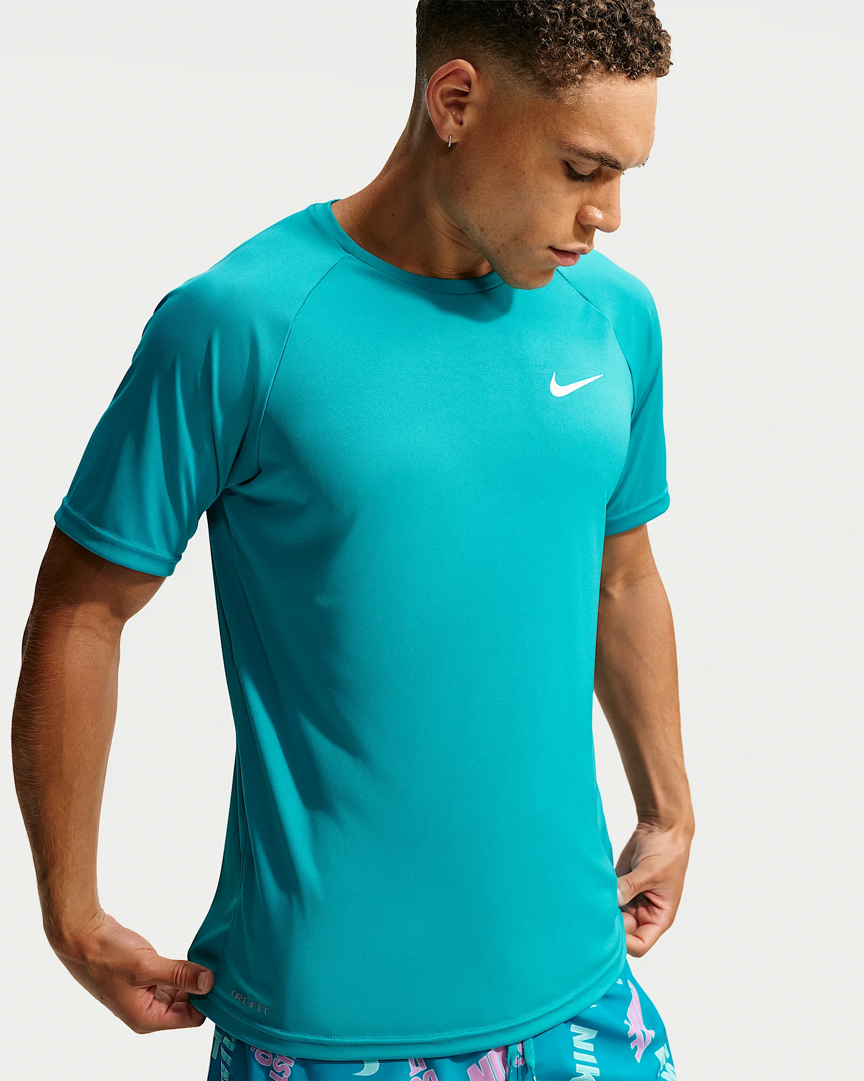 Nike Swim Hydroguard Essential Men's Dri-FIT UV Short Sleeve Top - 1