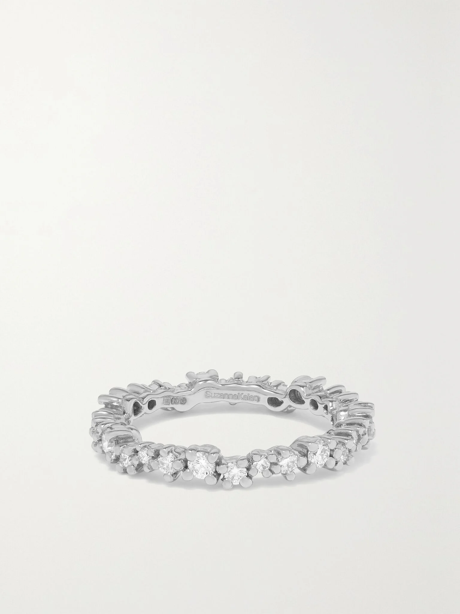 Eternity 18-karat white gold diamond ring Gold - 1