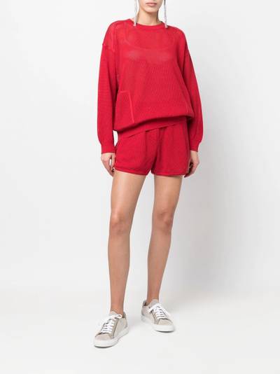 Brunello Cucinelli drawstring knit shorts outlook