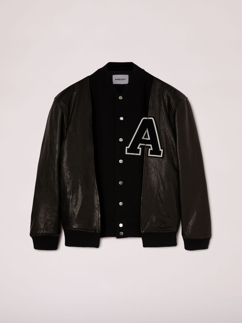 A' PATCH VARSITY JACKET - 1