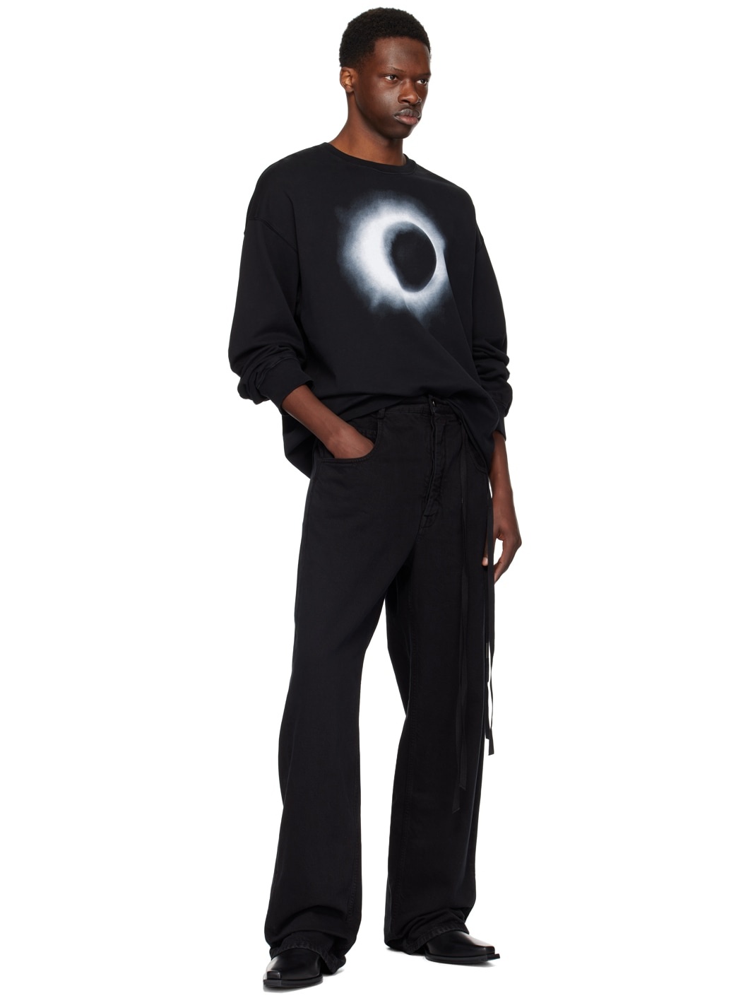 Black Wannes Eclipse Sweatshirt - 4