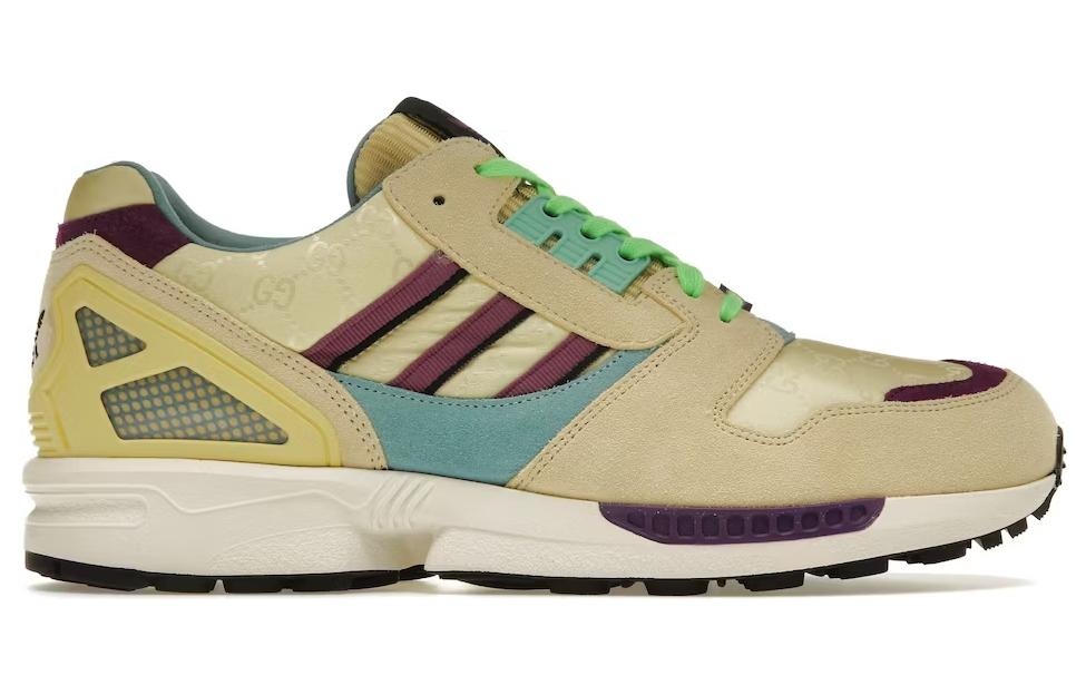 (WMNS) Gucci x Adidas Originals ZX 8000 GG Sneakers 'Beige Gold' 722212-AAA9C-9341 - 2