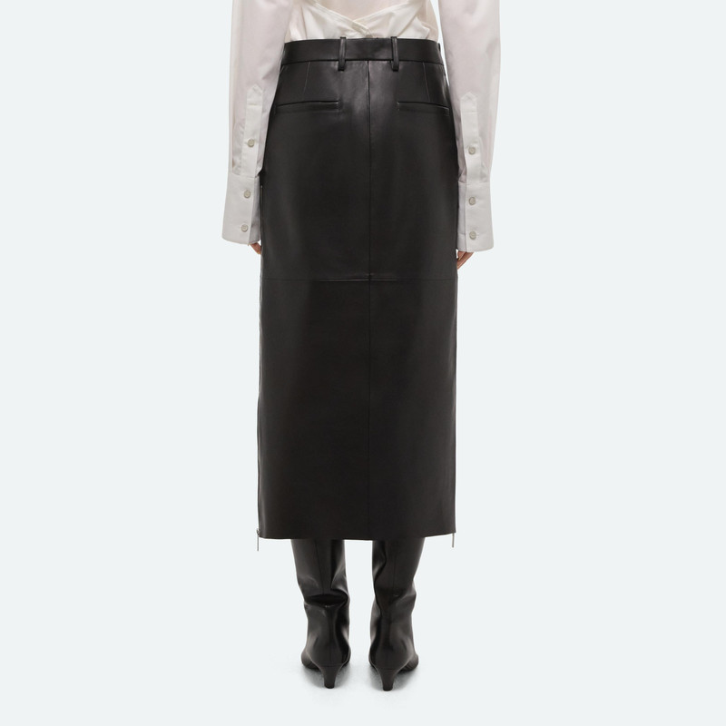 LEATHER ZIP SKIRT 6