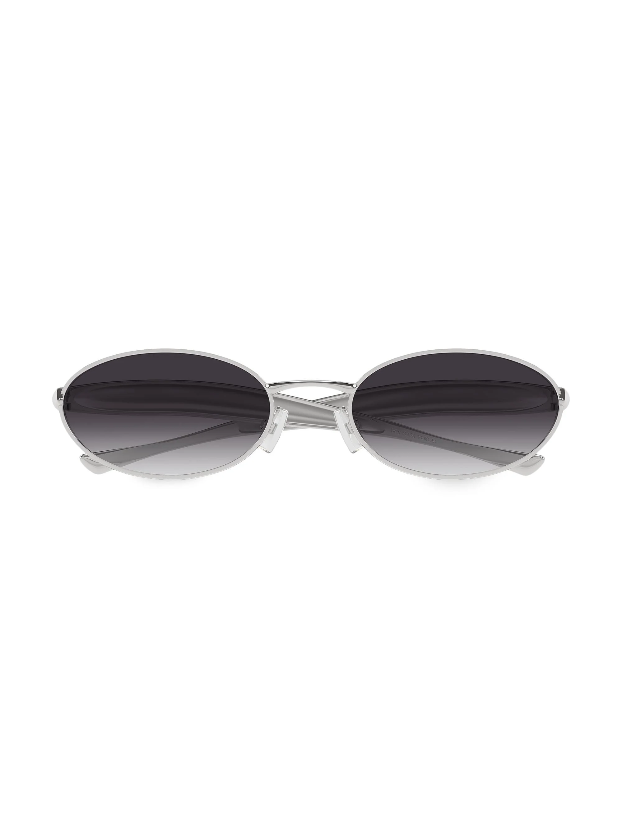 Women's 56MM Oval Sunglasses - Silver - 1