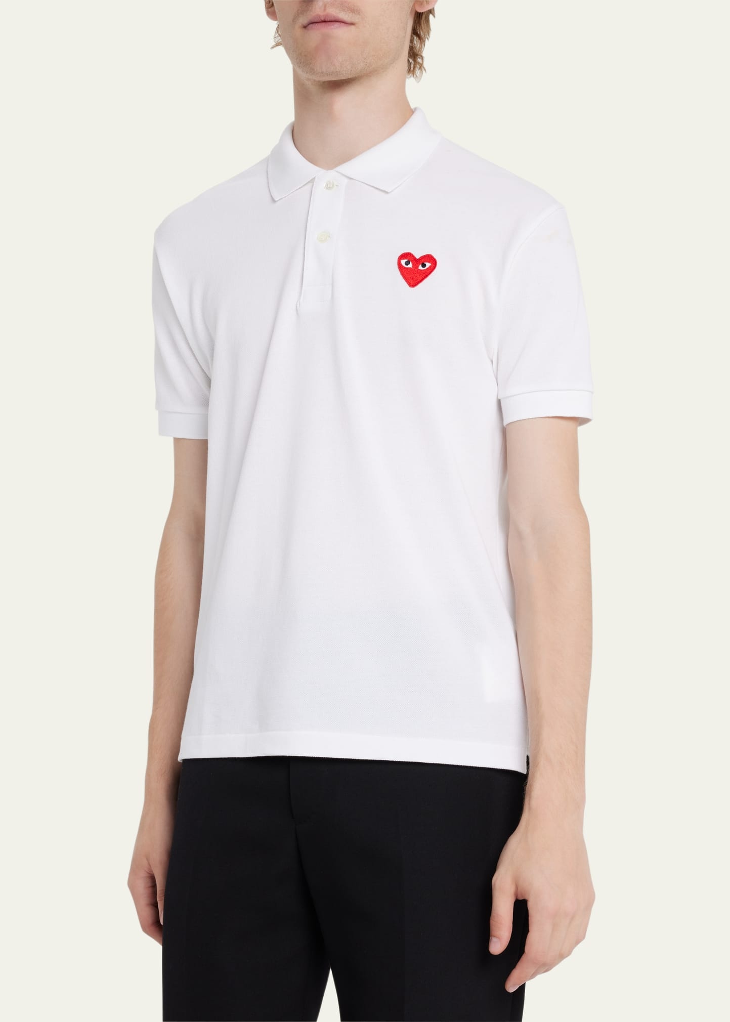 Men's Polo Shirt with Heart - 4