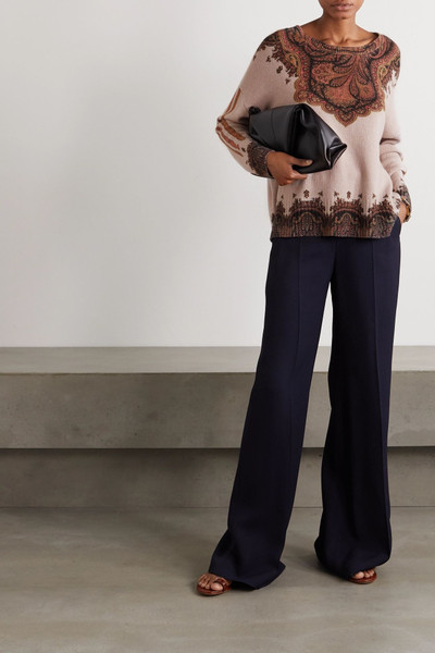 Etro Wool and cashmere-blend jacquard sweater outlook