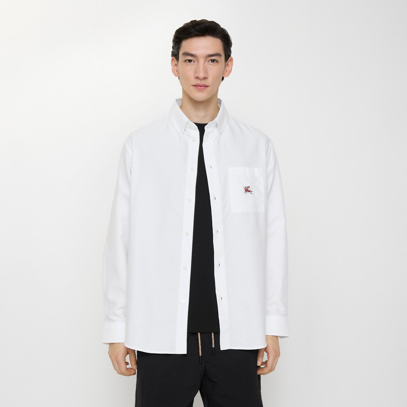 Burberry Relaxed Fit EKD Cotton Oxford Shirt outlook