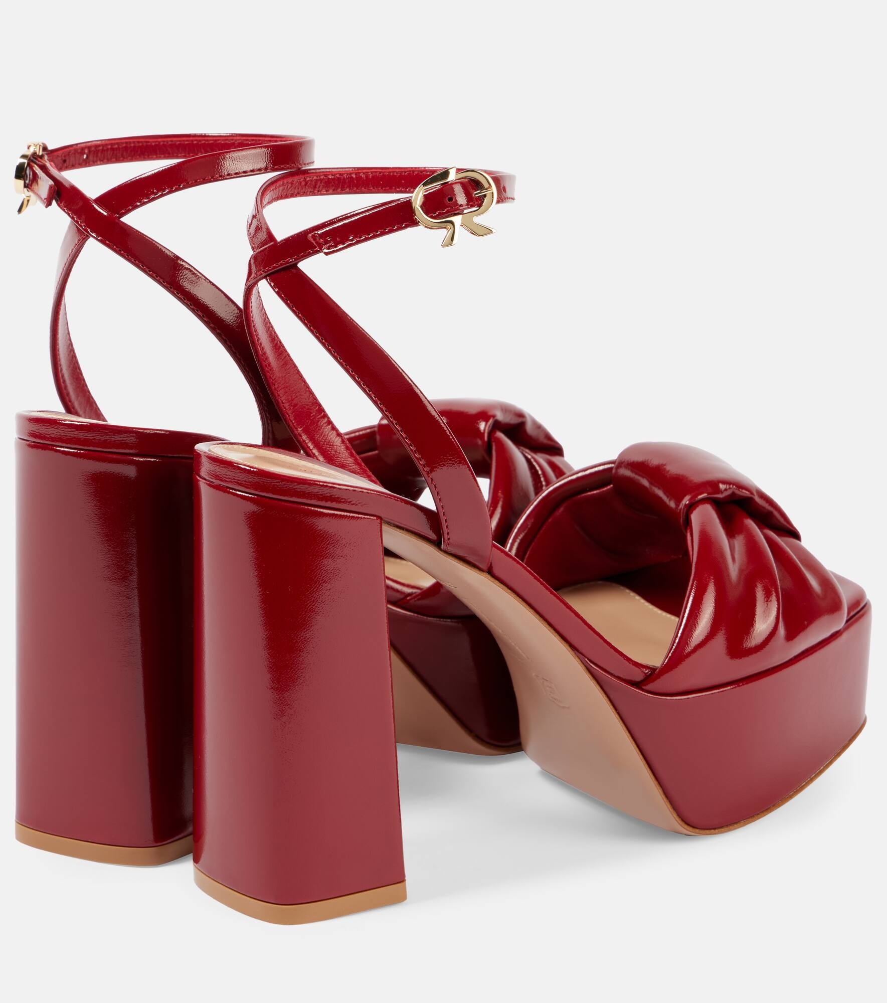 Paradì leather platform sandals - 3