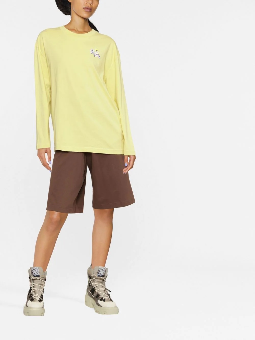 Arrows-print organic-cotton T-shirt - 4