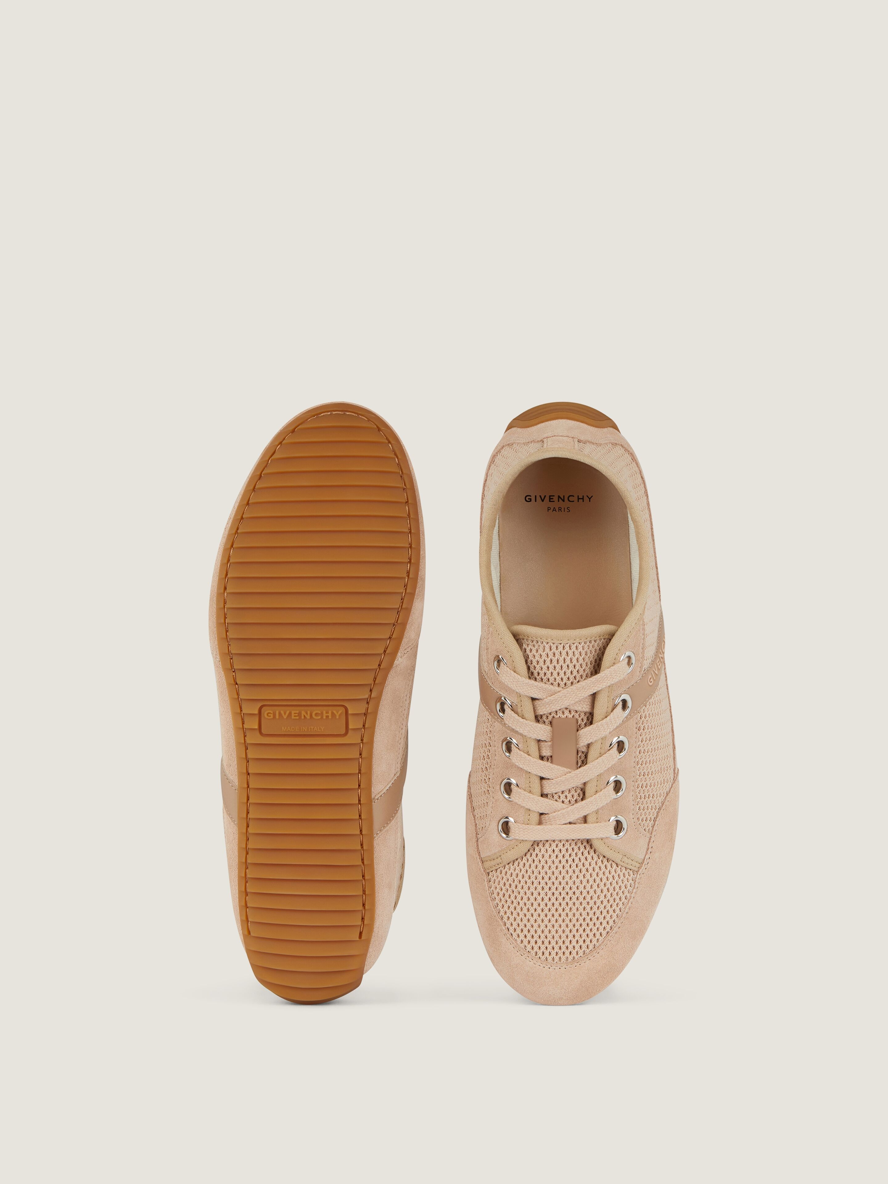 SLIM SNEAKERS IN MESH AND SUEDE - 4