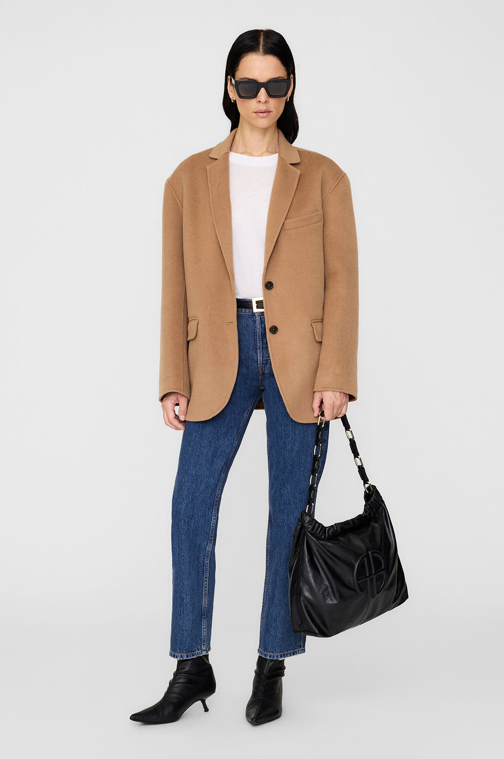 Quinn Blazer - Camel Cashmere Blend - 5