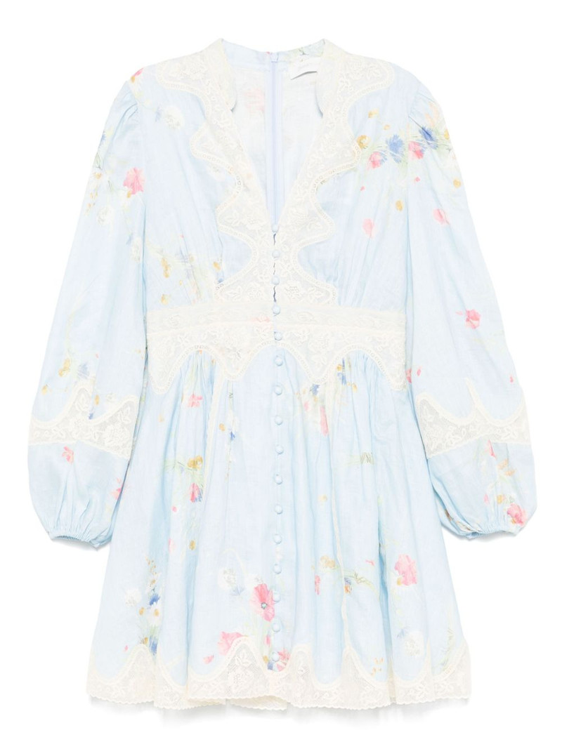 Zimmermann Women Lucky Linen Mini Dress - 1