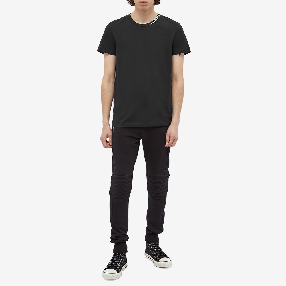 Balmain Collar Logo Tee - 6