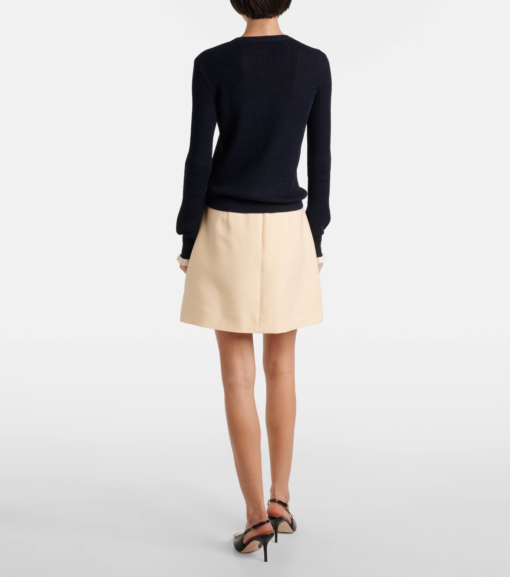 Cotton-blend sweater - 3