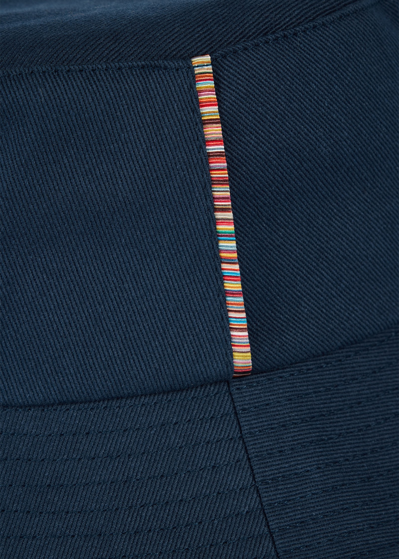 Navy 'Signature Stripe' Bucket Hat 3