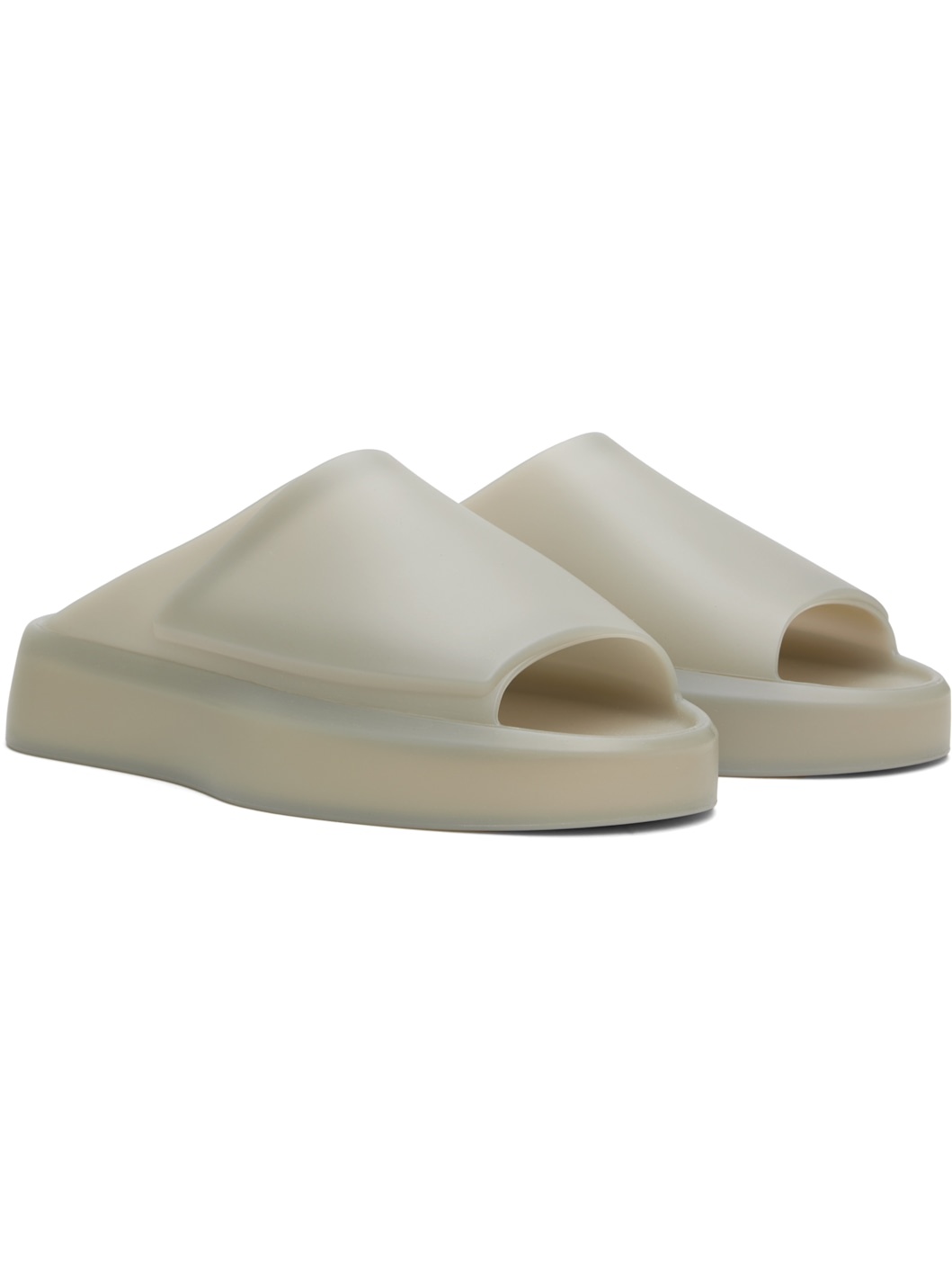 Gray Los Feliz Rubber Sandals - 4