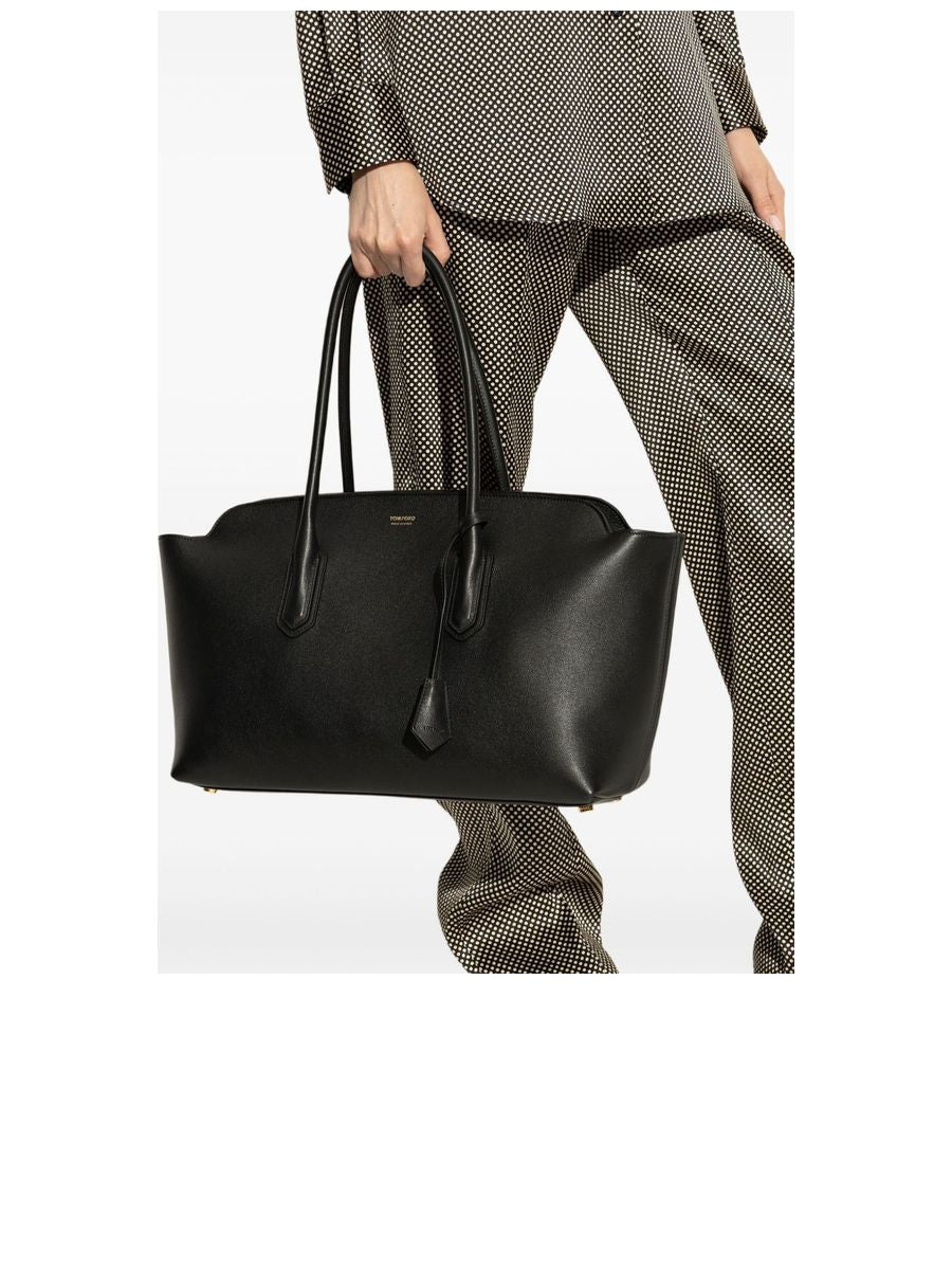 Large Leather Shopper - 4