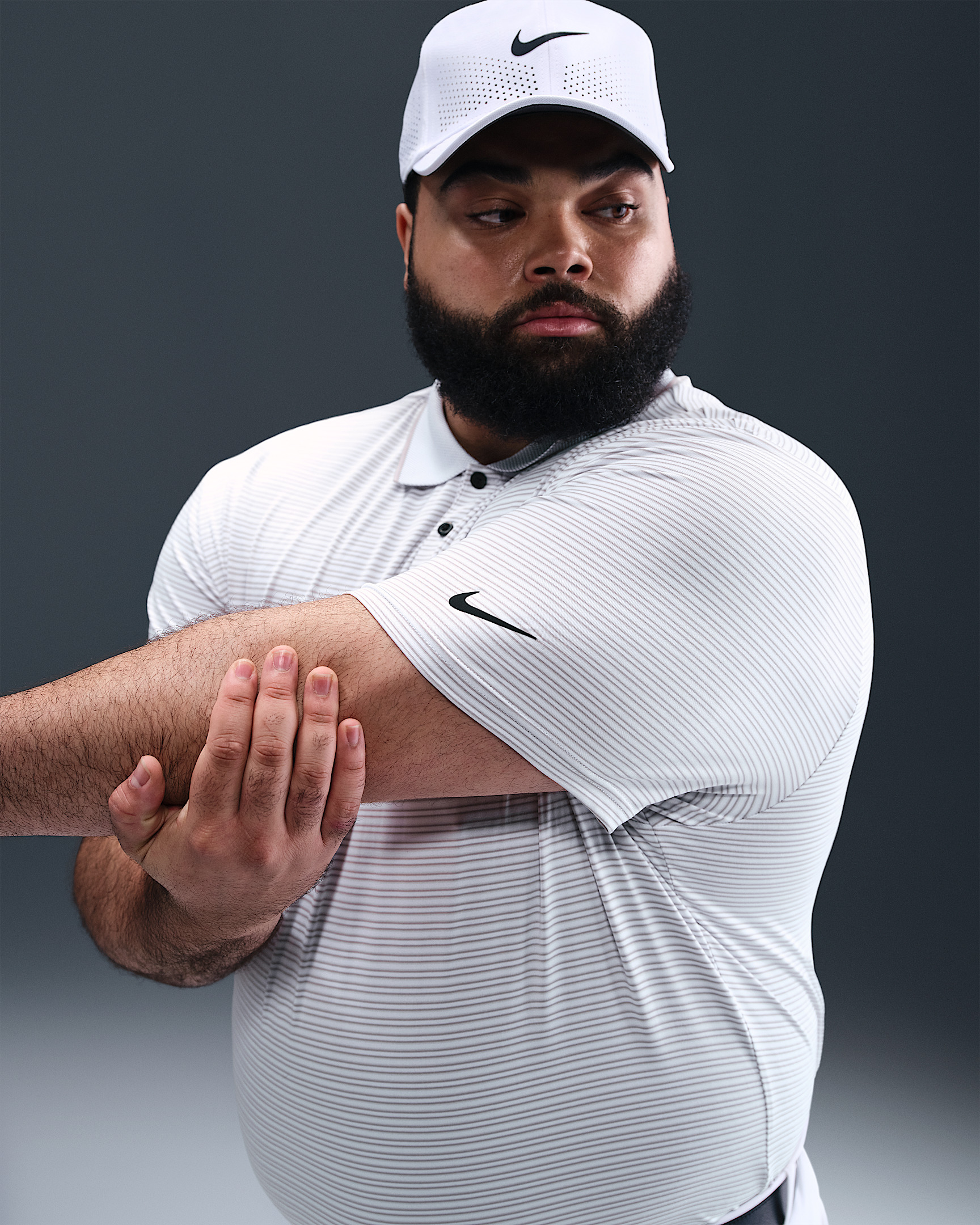 Nike Tour Men's Dri-FIT Striped Golf Polo - 11