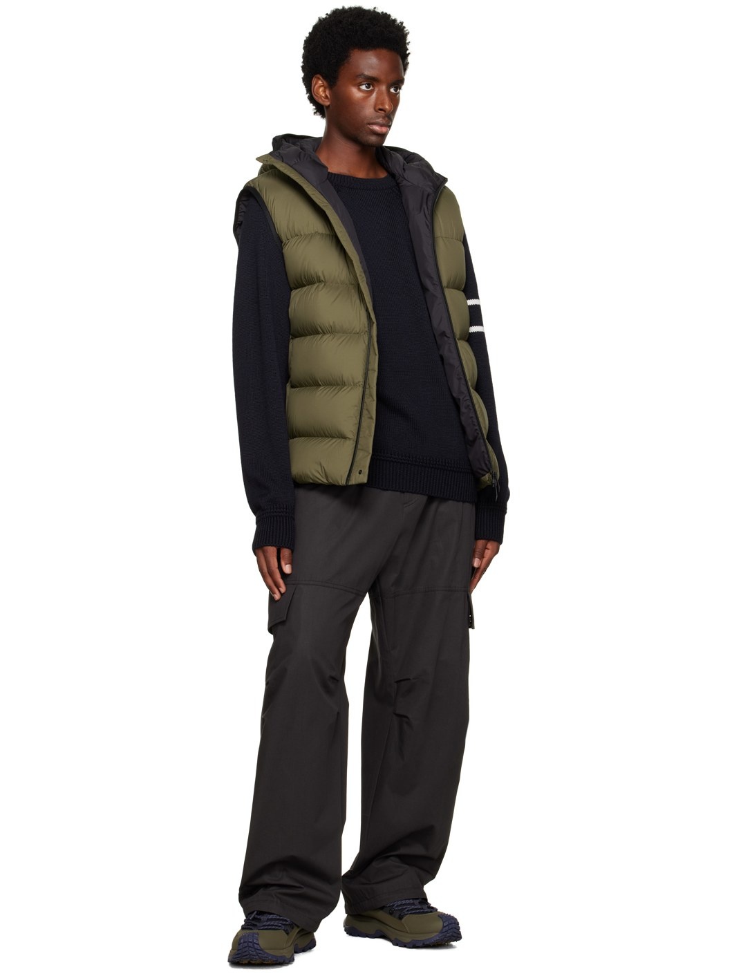 Khaki Tamega Down Vest - 4