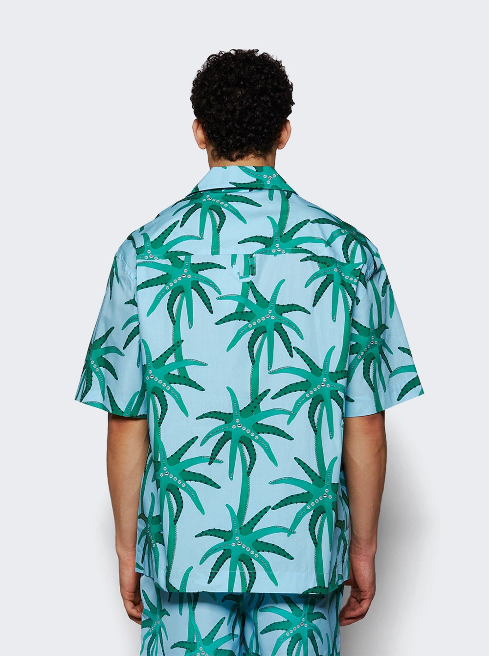 Jean Shirt Print Palmtrees Star Blue - 4