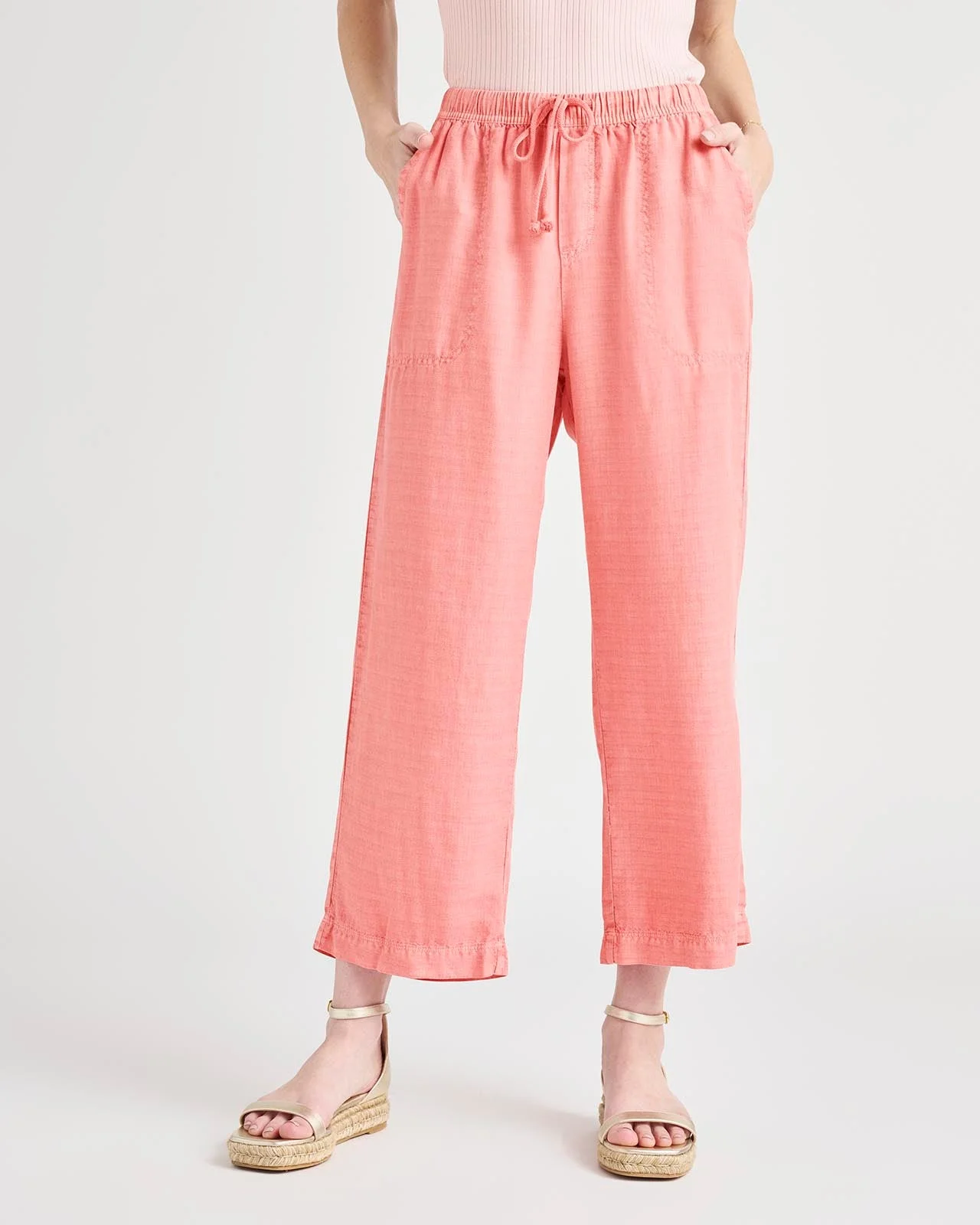Angie Crop Wide Leg Pant - 1
