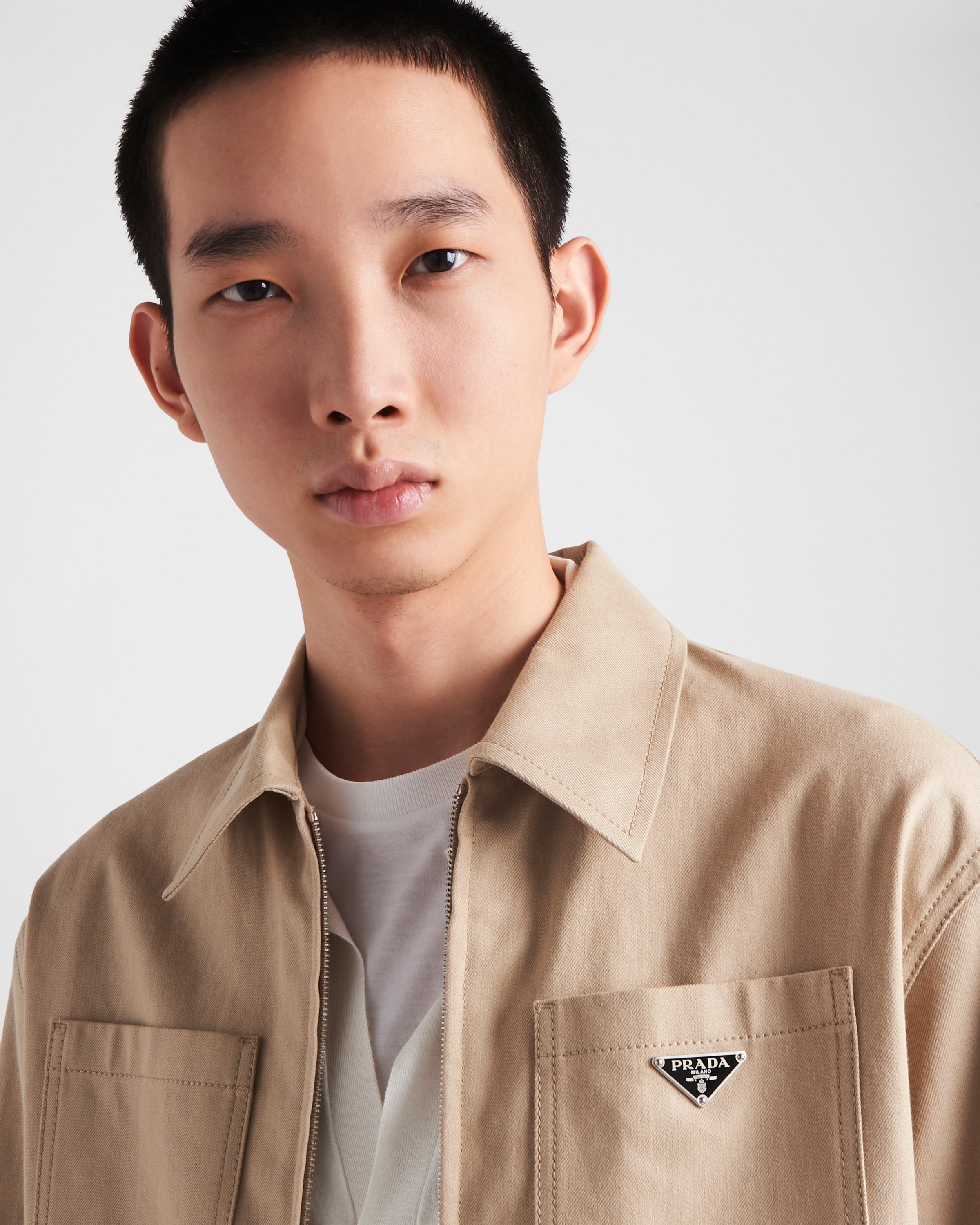 Denim blouson jacket - 6